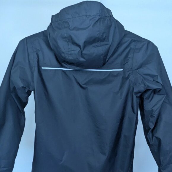 Columbia Omni-Tech Black Boys Windbreaker Jacket Youth XS Waterproof Hood Nylon - Picture 2 of 11